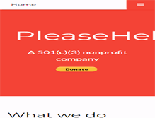 Tablet Screenshot of pleasehelp.com